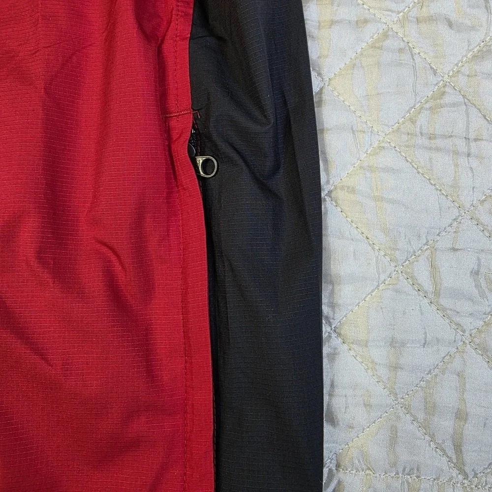 Adidas Golf ClimaProof Wind Jacket‎ Mens Large Red V-Neck Pullover Logo